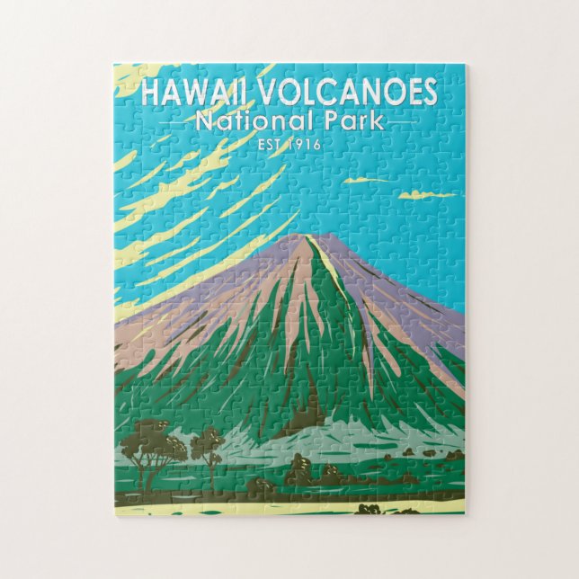 Puzzle Parc national des volcans d'Hawaii Mauna Loa Vinta (Vertical)