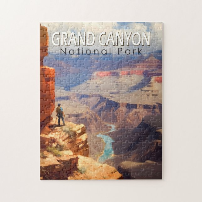 Puzzle Parc national du Grand Canyon Peinture à l'huile A (Vertical)