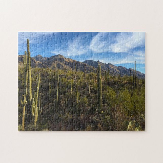 Puzzle Parc national du Saguaro Cactus Arizonia. Jigsaw P (Horizontal)