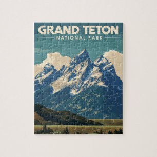 Puzzle Parc national du Vintage voyage Grand Teton