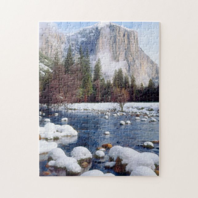Puzzle Parc national du Yosemite d'hiver (Vertical)