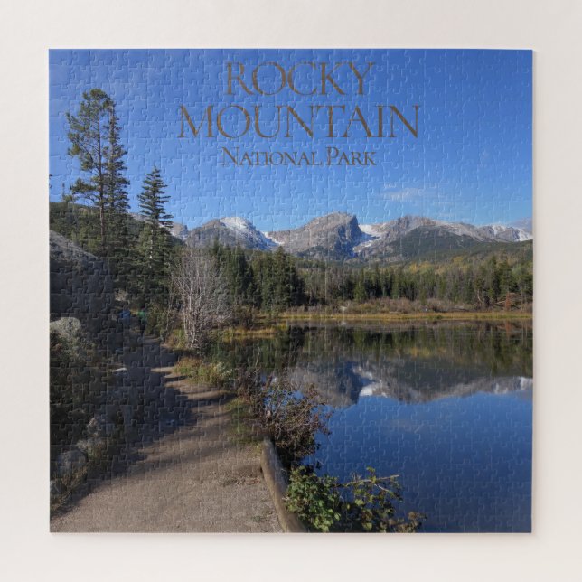 Puzzle Parc national Rocky Mtn Lake Sprague (Vertical)