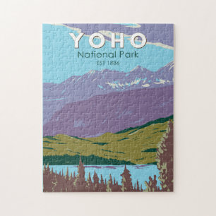 Puzzle Parc national Yoho Canada Vintage d'art touristiqu