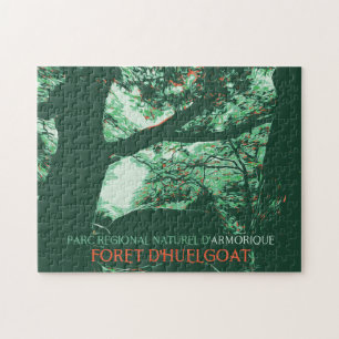Puzzle Parc naturel d'Armorique, Forêt de Huelgoat France
