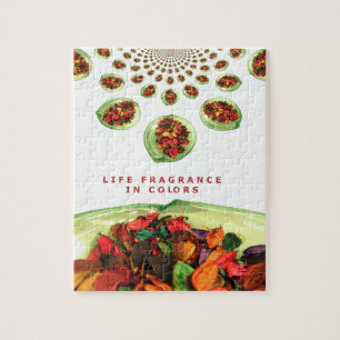 Puzzle Parfum de vie en potpourri couleur