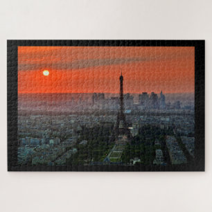 Puzzle Paris au coucher du soleil