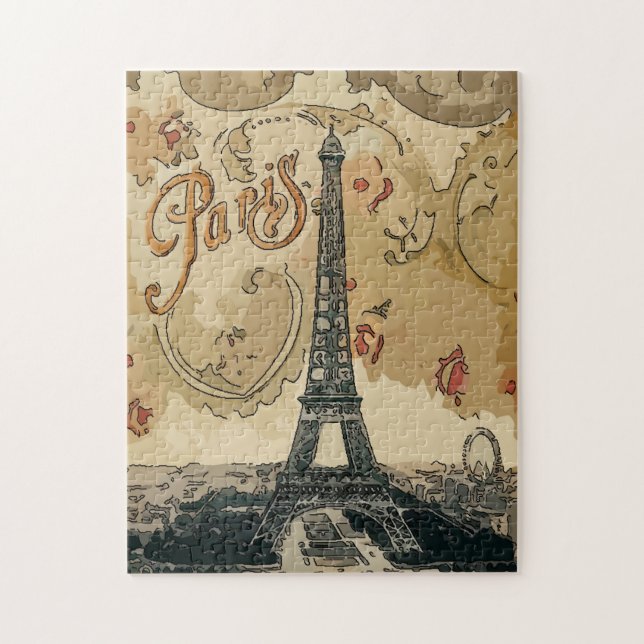 Puzzle Paris, France (Vertical)