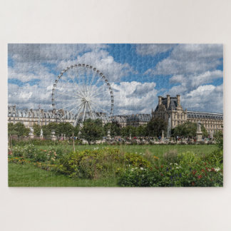 Puzzle Paris France Nuages dramatiques Jardins des Tuiler