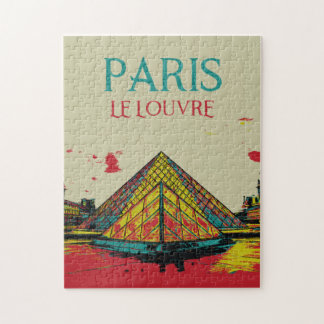 Puzzle Paris France Pyramide du Louvre