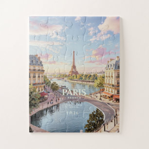 Puzzle Paris France Voyage Vintage