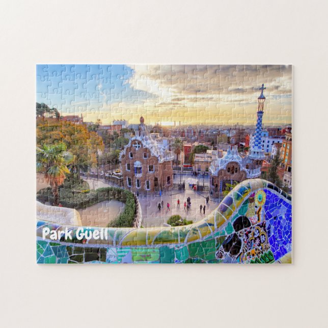 Puzzle Park Güell, Barcelone, Espagne (Horizontal)