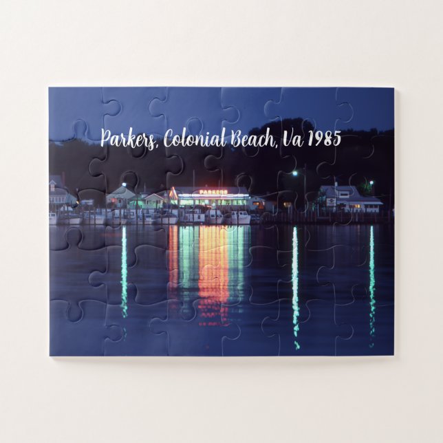 Puzzle Parkers, Colonial Beach, Virginia, 1985 (Horizontal)