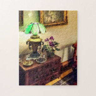 Puzzle Parlon douillet avec Lampe Pétale Fleur
