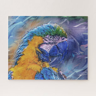 Puzzle Parrot bleu Macaw