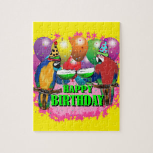 PUZZLE PARROTS D'ANNIVERSAIRE