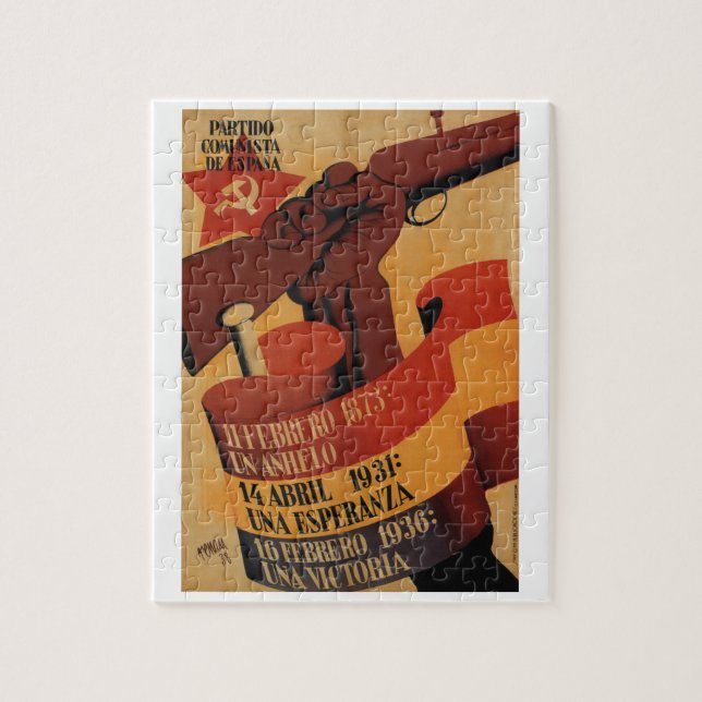 Puzzle Parti communiste d'affiche de Spain_Propaganda (Vertical)