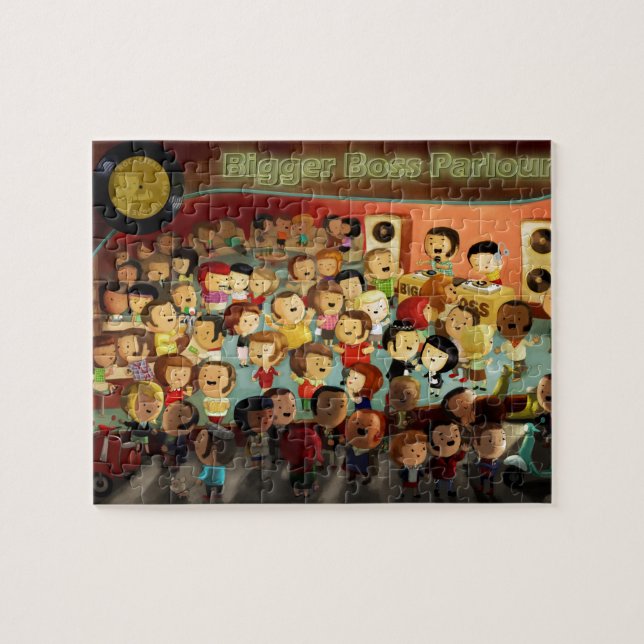 Puzzle Partie de reggae de patron (Horizontal)