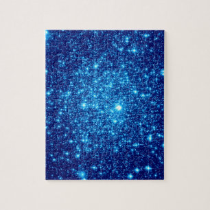 Puzzle Parties scintillant Astral Bleu