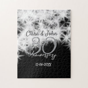 Puzzle Parties scintillant d'anniversaire du 30e mariage