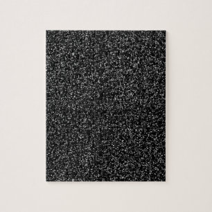 Puzzle Parties scintillant noire solide