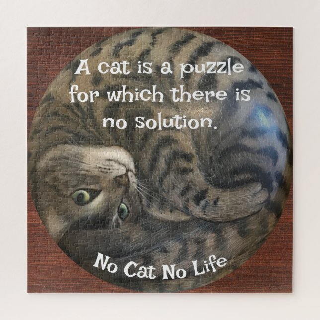 Puzzle Pas de chats, pas de vie (Vertical)