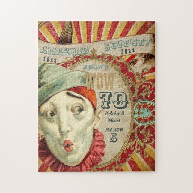 Puzzle Pas De Clown, C'Est Anniversaire Numéro Soixante-D (Vertical)