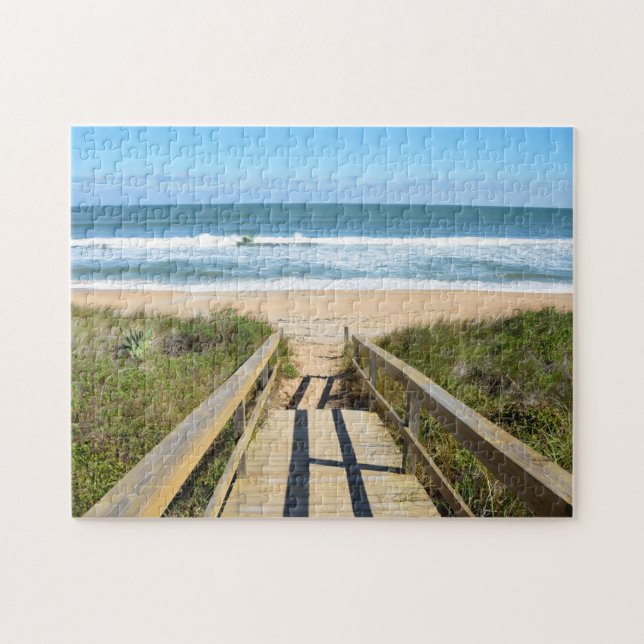 Puzzle Passage couvert à la plage (Horizontal)