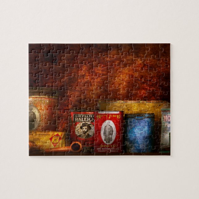 Puzzle Passe-temps - fumeur - tuyaux de tabagisme (Horizontal)
