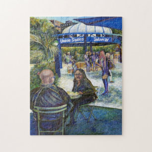 Puzzle Passionnés Jouer dans le parc, New York