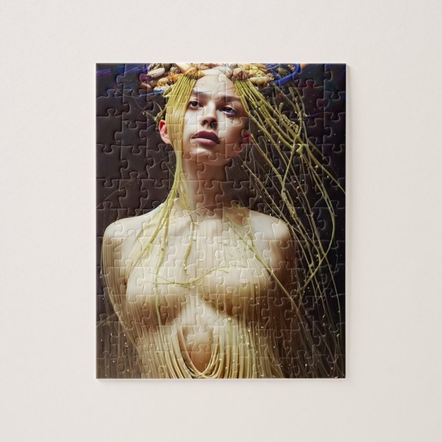 Puzzle Pasta Goddess (Vertical)
