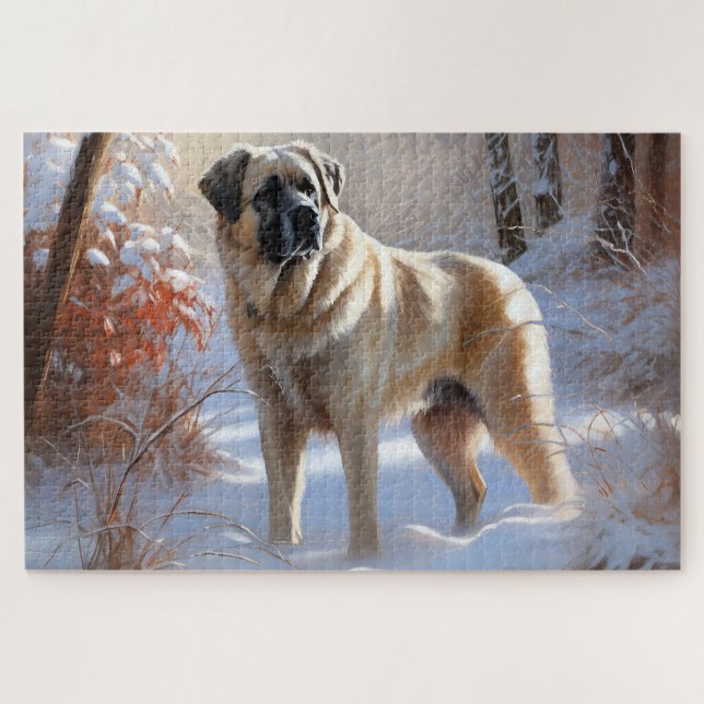 Puzzle Pasteur Anatolien Laisser Neige Noël (Horizontal)