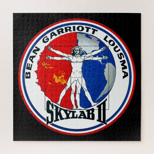 PUZZLE PATCH DE MISSION SKYLAB 2 (Vertical)