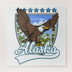 Puzzle Patch de voyage en Alaska