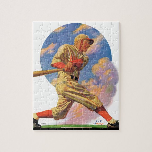 Puzzle Pâte lisse de base-ball (Vertical)