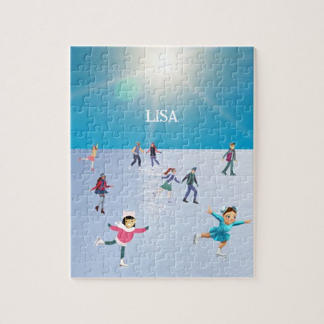Puzzle Patinage sur glace (Vertical)