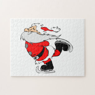 Puzzle Patinage sur glace Père Noël