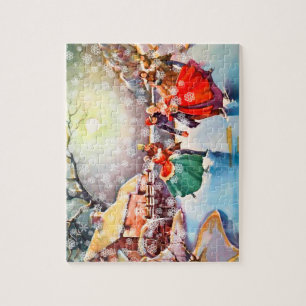 Puzzle Patinage victorien vintage