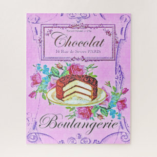 Puzzle pâtisserie victorienne au chocolat