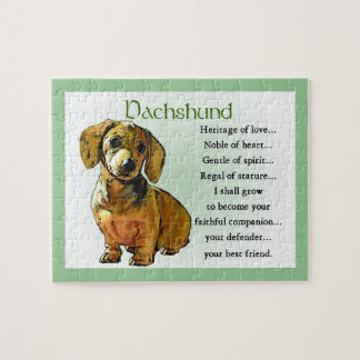 Puzzle Patrimoine Dachshund de l'amour