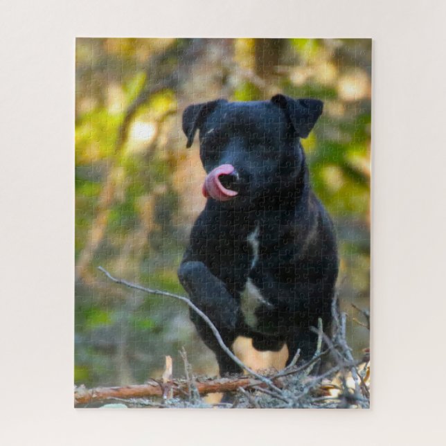 Puzzle Patterdale Terrier. (Vertical)