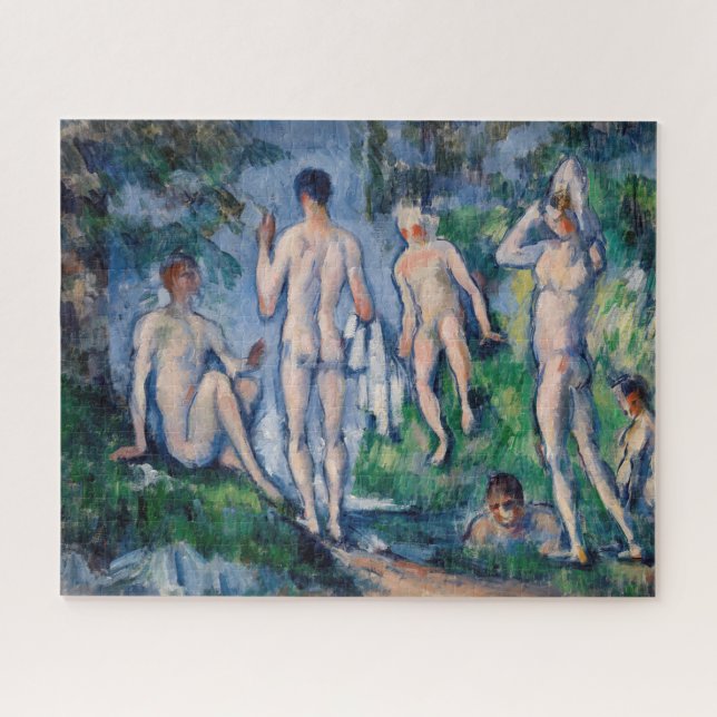 Puzzle Paul Cezanne - Groupe des Bathères (Horizontal)