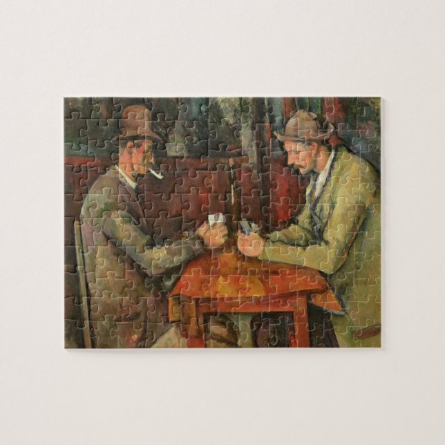 Puzzle Paul Cezanne| Les joueurs de cartes, 1893-1896 (Horizontal)