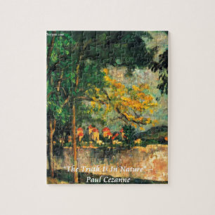 Puzzle Paul Cézanne Peinture de Nature & Citation
