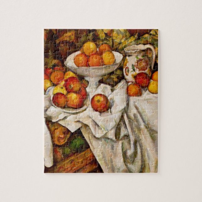 Puzzle Paul Cezanne Pommes Oranges Impressionnisme (Vertical)