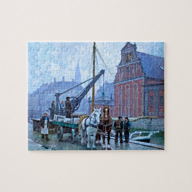 Puzzle Paul Fischer L'Eglise Holmen Copenhague (Horizontal)