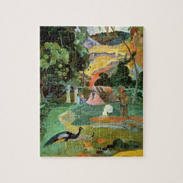 Puzzle Paul Gauguin| Matamoe ou, Paysage avec des Peacock (Vertical)