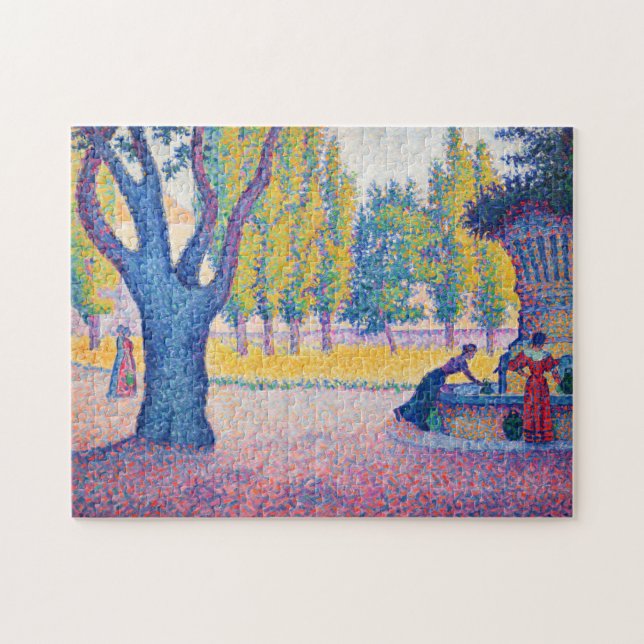 Puzzle Paul Signac - Fontaine des Lices, Saint-Tropez (Horizontal)