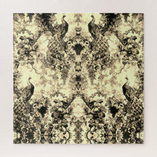 Puzzle Pavillon victorien toile à fleurs élégante motif