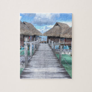 Puzzle Pavillons rêveurs de Bora Bora Overwater de