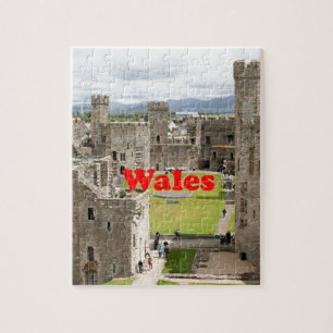 Puzzle Pays de Galles : Caernarfon Castle, Royaume-Uni